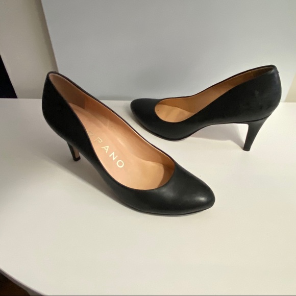 CARRANO black stiletto pumps - size 9 - Picture 1 of 2